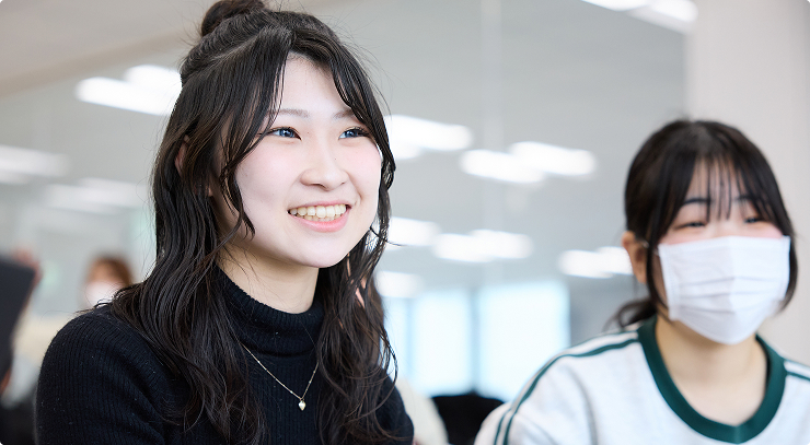 美容学生の様子
